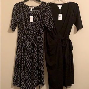 Motherhood Maternity Wrap Dresses NWT